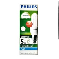 PUTIH Philips ESSENTIAL Lamp 5W 8W 11W 14W 18W 23W White COOLDAYLIGHT