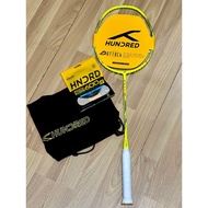 Original Hundred / Hndrd Rock R9 Badminton Racket 100% Free Bag + Grip