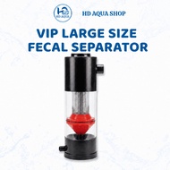 Vip large size fecal separator for aquariums and koi ponds