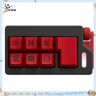 【vito】New M7Pad Wireless Bluetooth Dual-Mode Mechanical Keyboard Customize Shortcut Keys Keyboard Su
