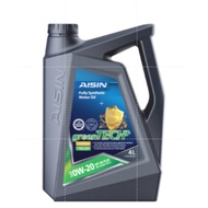 AISIN ENGINE OIL 0W20 3L 4L FULLY SYNTHETIC