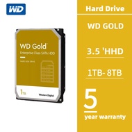 Western Digital WD Gold 1TB/ 2TB/ 4TB/ 6TB/ 8TB  Enterprise Drive/3.5" Hard Drive HDD