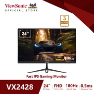 Viewsonic Gaming Monitor VX2428 / 24”/ Fast IPS / 180Hz / 0.5ms (จอเกมมิ่งจอคอมเล่นเกมส์)