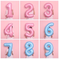 Blue/Pink 0-9 Foil Number Balloons Birthday Party Baby Shower Wedding Decoration Balloon Festival