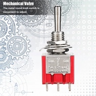 xiyijia YWBL-WH Buttons and Indicators 5PCS Toggle Switch MTS-303 Mini 3PDT 9 Pin3 Position ON-Off-O