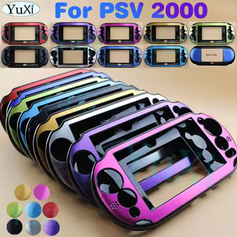 1Pc For PS Vita PSV 2000 Aluminum Shell Case Protective Cover For PSV2000 PSV PCH-20 Plastic Metal B