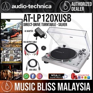 Audio Technica AT-LP120XUSB Direct Drive Turntable with USB - Black / Silver (Audio-Technica ATLP120XUSB / AT LP120XUSB)