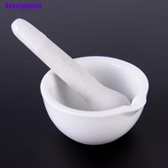 *Beautyoufeel 6 ml porcelain pestle and mortar mixing bowls polished game - white