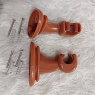 Curtain Rod Bracket Catch The Center Of The Rail 1 Layer Holder Size 26 Mm. (1 Pair)