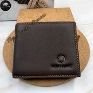 Leather Wallet Short Wallet Genuine Leather Dompet Kulit Lelaki