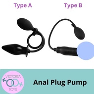 Anal Plug Pump Pompa Alat Bantu Pemuas Sex Toys Wanita