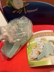 Mofusand 日本扭蛋 貓咪滑梯