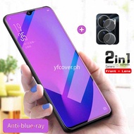 Vivo Y27 4G Tempered Glass For Vivo Y36 Y35 Y16 Y77 Y76 Y75 Y72 5G 4G Y50 Y30 Y20 Y20s Y20i Y33s Y21s 2 in 1 Anti Blue Light Ray Screen Protector Protective Glass Film