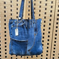 Tote bag ladies bag shopping bag denim bag jeans bag