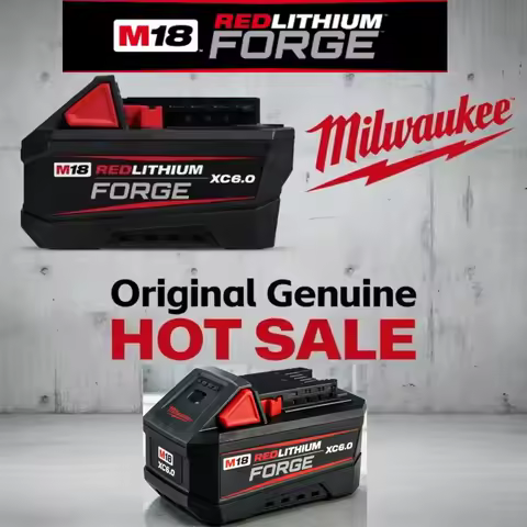 Milwaukee Lithium Battery 18V Replacement Battery High Capacity Rechargeable Power Tool Battery Milw