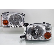 NEW Front Headlights Nissan Frontier D22 1998-2003 Head Lamp Lights Lampu Depan