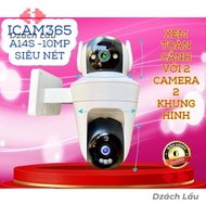A14s 5MP +5MP Outdoor Wifi IP Camera With 2 Independent Rotating Eyes 5MP +5MP (App iCam365)