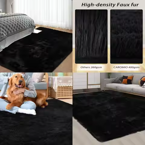 Ultra-Soft 9' x 12' Shaggy Area Rug - Modern, Comfortable for Bedrooms, Living Spaces, Nurseries, Su