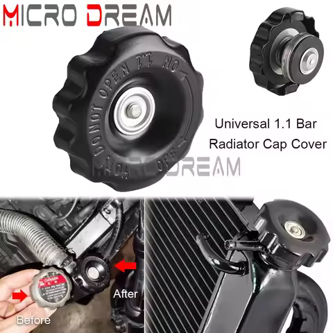Universal 1.1 Bar Motorcycle Engine Radiator Caps For Honda VT 600 C Shadow 19045MY3621 GL CB CBR VF