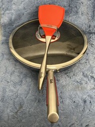 Fissler 菲仕樂  316 不鏽鋼炒鍋 34cm 蜂巢物理不粘 適用電磁爐
