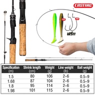 คัน UL คันเบ็ด ตกปลามีทั้ง สปิน เเละ เบท ปลายอ่อนวัสดุ โซลิดคาร์บอน เหนียวอ่อนให้ความรู้สึกไว เวท 2-