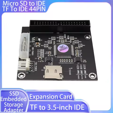 TF to 3.5inch IDE Micro SD to IDE TF To IDE 44PIN Hard Disk Adapter Card Expansion Card SSD Embedded