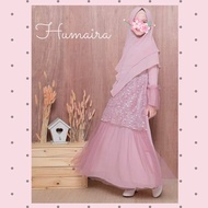 BAJU POPULER HUMAIRA CB SYARI KIDS MOSSCRAPE MIX BRUKAT LD 90 CM PB 120 CM 11 TAHUN DAPAT GAMIS + HI