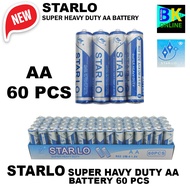 AA BATTERY STARLO SUPER HEAVY DUTY R6 UM-3 1.5V (60 PCS)