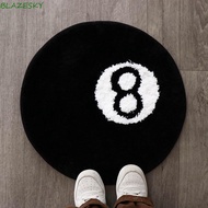 BLAZESKY 8 Ball Carpet, Round Anti-slip 8 Ball Rug, Creative Plush Soft Skin Friendly 8 Ball Mat Hoo