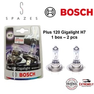 BOSCH Bulb Gigalight H7 Bosch gigalight H7 Headlight Bulb Plus 120  - 1 set (2PCS)