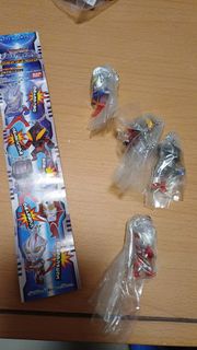Ultraman 奧特曼玩具公仔 扭蛋 超人 咸蛋 四隻
