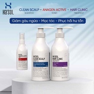 Bộ 3 "ĐÃ NGỨA" HASOL - Sạch Gàu Giảm Ngứa Phục Hồi Hư Tổn Kích Mọc Tóc (Dầu Gội Xanh + Kem Ủ Tóc + X