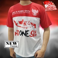 KAOS MERAH PUTIH 17 AGUSTUS  th 78 TERBARU 2023