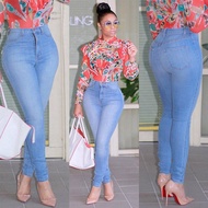 jeans skinny for women Kain denim stretchable size 26 to 40 all ready stock di malaysia