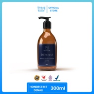 HONOR DENALI 3-in-1 Body Wash - Shower Gel, Shampoo and Conditioner 300ml (3-in-1 Bath Soap)