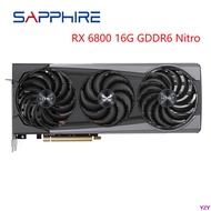 Used Sapphire Radeon RX 6800 16G GDDR6 Nitro Videos For AMD RX6800 16GB Nitro+ Graphics Card PC grap