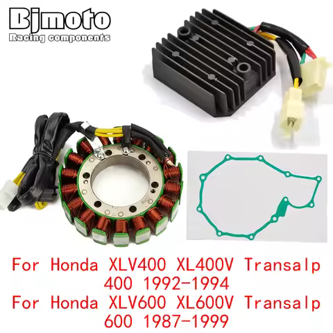 XLV400 Engine Stator Coil+Voltage Regulator rectifier For Honda XL400V XLV600 XL600V Transalp 400 60