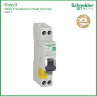 Schneider Easy9 EZ9D16625 RCBO, 25A, 1P+N, 6kA, C Curve 10mA