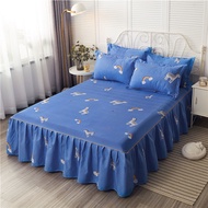 Bed skirts bed sheets Queen twin Queen King bedsheet Queen Queen mattress (150x200cm) bedsheet pillo
