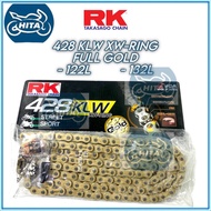 428 KLW XW RING RK *GOLD* CHAIN 122L 132L 100% ORIGINAL