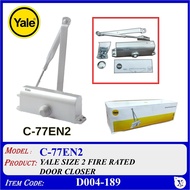 C-77EN2 YALE SIZE 2 FIRE RATED DOOR CLOSER (D004-189)