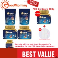 BUY 4 FOC 1 Buy Good Morning Gsure (1KG X 2 + 900g X 2) FOC Gsure 900g X 1 + 4 sachets of Nutritiona