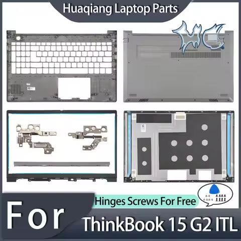 New For ThinkBook 15 G2 ITL for ThinkBook 15 G2 ARE LCD Back Cover Rear Top Front Bezel Hinges Palmr