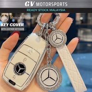 Mercedes Benz Key Cover Case Car TPU Fob Keychain For CLA GLA GLK AMG GLC C C200 B200 S C E Class W2