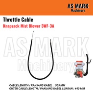 3WF3A KNAPSACK MIST BLOWER THROTTLE CABLE \ KABEL PENDIKIT MESIN BLOWER KABUS GALAS