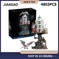 Y406 Gringotts Wizarding Bank 76417 Chinese Building Block Model, High Difficulty Collectible Toy fo