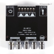 【COD】 2.1 Channel Bluetooth-Compatible Power Amplifier Module 50Wx2+100W for Speaker