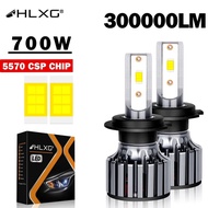 HLXG 2PCS H7 Headlight 700W 300000LM H4 H7 Led Car Headlight Bulb Canbus 5570 CSP 6000K Car bulb HB3 HB4 9005 9006 H1 H8 H9 H11 9012 HIR2