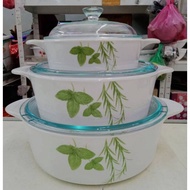 Round corningware 6pcs