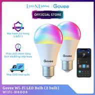 Bóng led đổi màu Govee Smart LED H6008 | Điều khiển thông minh qua App 16 triệu màu và 10 hiệu ứng N